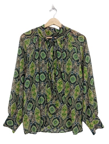 Mng langarm bluse - langarm-bluse,