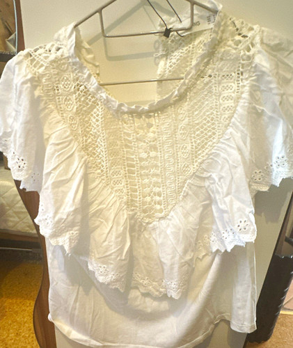 Mng damen bluse m - m, weiß