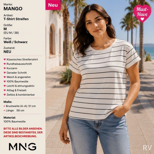 Mng damen top bluse shirt - mng,