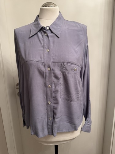 Mango mng bluse flieder grau - mango,