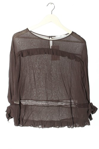Mng bluse damen braun - braun, gr.