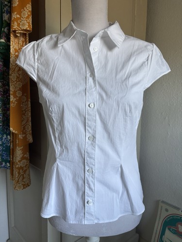 Mng damen bluse kurzarm weiß - kurzarm,
